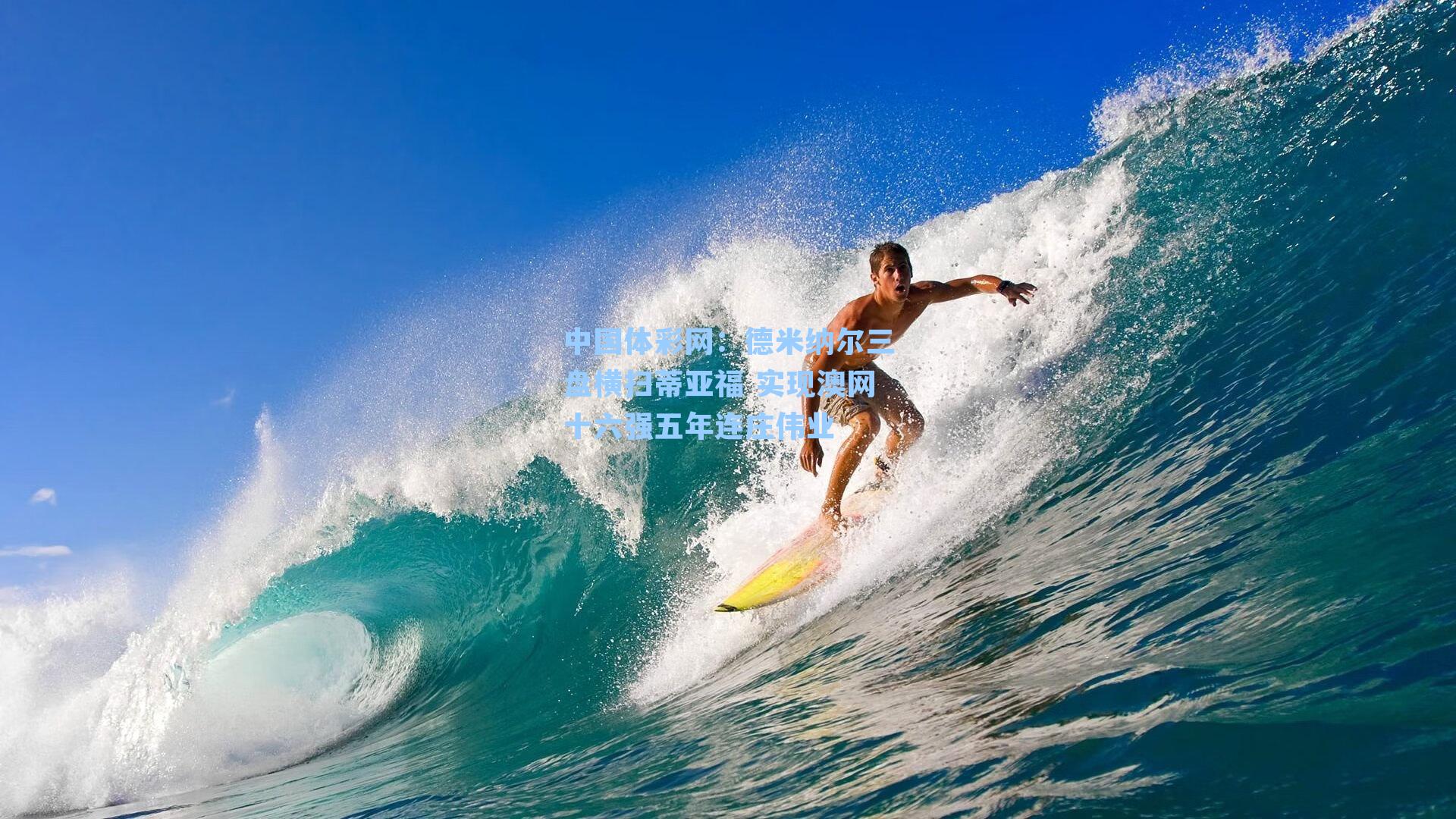 德米纳尔三盘横扫蒂亚福 实现澳网十六强五年连庄伟业